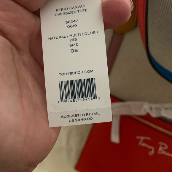 Tory Burch canvas tote NEW💕 - Picture 4 of 7